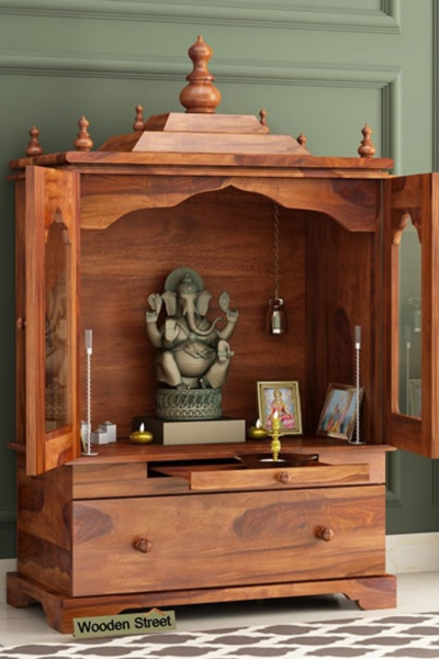 Wooden Temple by Batra Steel Furniture